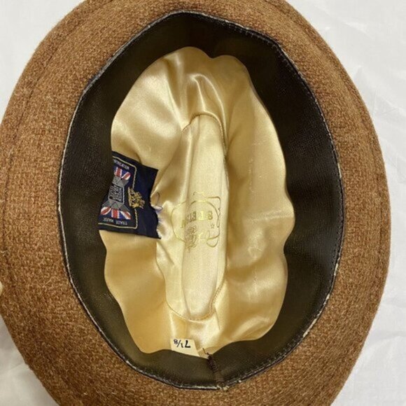 Vintage Stetson Cowboy Hat Sz. 7‎ 1/8" In Brown - Picture 5 of 10